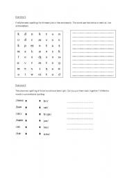 English worksheet: Phonemics and phonetics
