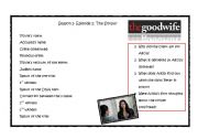 English worksheet: The Good Wife S01E02