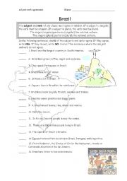 English Worksheet: Simple Present: Subject verb agreement