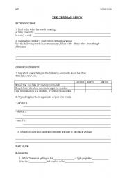 English Worksheet: The Truman Show Worksheet