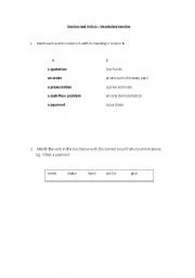 English worksheet: Vocab exercise - orders and invoices
