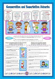 English Worksheet: Comparative and Superlative Adverbs