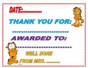 English Worksheet: THANK YOU