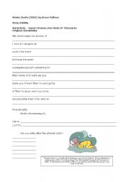 English Worksheet: Sweet Dreams - Duets Movie