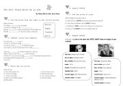 English Worksheet: The Best Thing about Me is You by Ricky Martin feat. Joss Stone