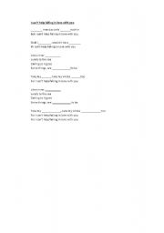 English worksheet: Song