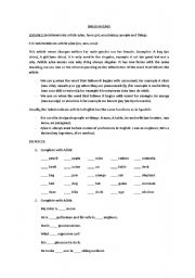 English worksheet: Article a/an. Have got