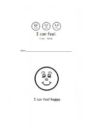 English worksheet: Booklet Feelings