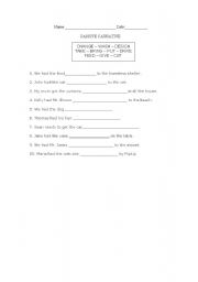 English Worksheet: Passive causative worksheet