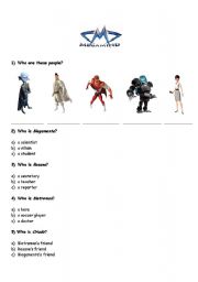 English Worksheet: MEGAMIND