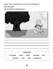 English Worksheet: MATTER - CHANGE OF STATE - SOLIDIFICATION