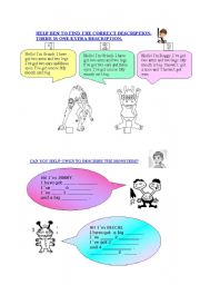 English Worksheet: Monsters!