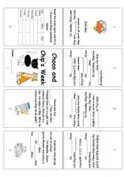 English Worksheet: Mini book