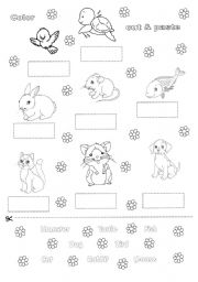 English Worksheet: pets