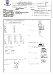 English Worksheet: verb to be