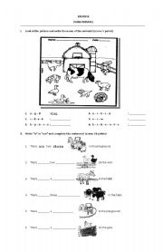 English Worksheet: FARM ANIMALS