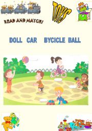 English Worksheet: TOYS - LEVEL I