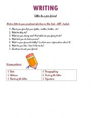 English Worksheet: writing an email