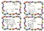 English worksheet: Farm animal Colouring