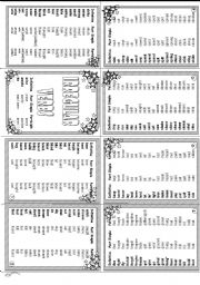  Irregular Verbs Mini Book.