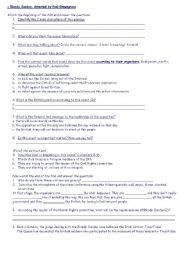 English Worksheet: Bloody Sunday