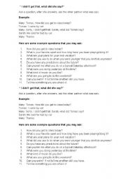 English Worksheet: What is your favorite sport and how long have you been playing