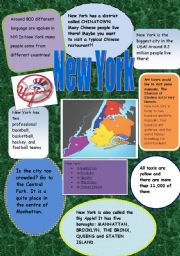 English Worksheet: Getting to know New York