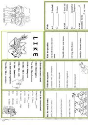 English Worksheet: Mini book