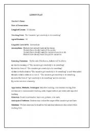 English Worksheet: get somedody to do something