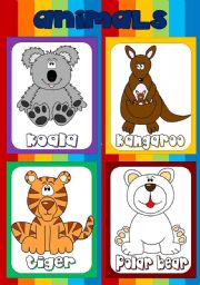 Animal flashcards (4)