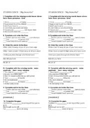 English Worksheet: My Inmortal - Evanescence