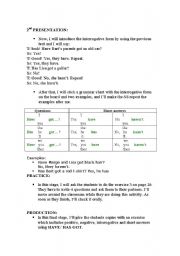 English Worksheet: have got