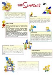 English Worksheet: THE  SIMPSONS ( 3 pages )