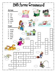 ING forms Crossword