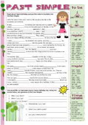 English Worksheet: Past Simple