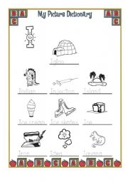 English worksheet: My Picture Dictionary