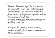 English worksheet: Phonics Fans 2