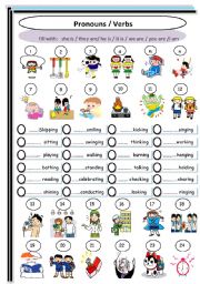 English Worksheet: Pronouns