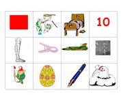 English worksheet: Phonic activity - Match picture to word - e sound