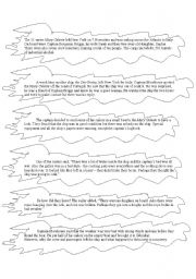 English Worksheet: Jigsaw reading activity