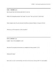 English Worksheet: Scrubs Worksheet - Listening comprehension worksheet