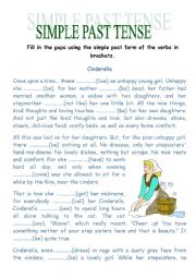 English Worksheet: PAST SIMPLE: GAPS & SONG