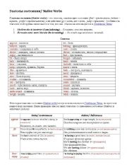 English Worksheet: Stative Verbs