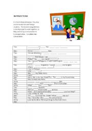 English Worksheet: Present