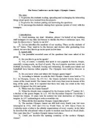 English Worksheet: Olympic games