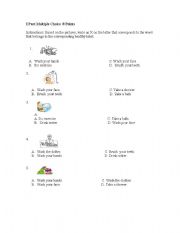 English worksheet: Test  for children