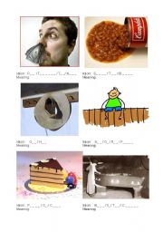English Worksheet: Idiom Picture Quiz