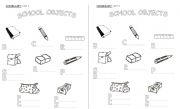 English Worksheet: School Objects