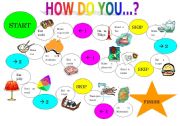 English Worksheet: How do you? 