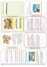 English Worksheet: MINI BOOK